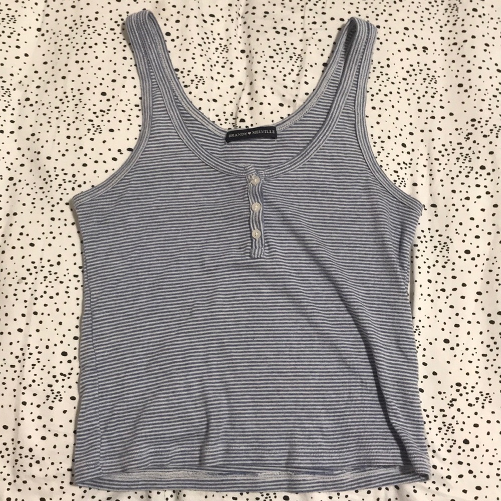 Brandy Melville dalis pinstripe tank top
